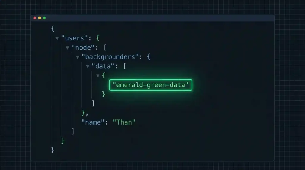 find a value in nested json