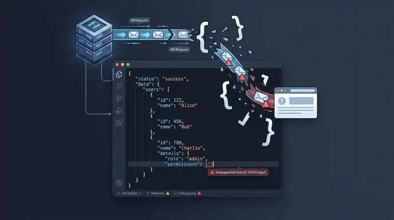 Fixing Unexpected End of JSON Input Debugging and Diagnostics
