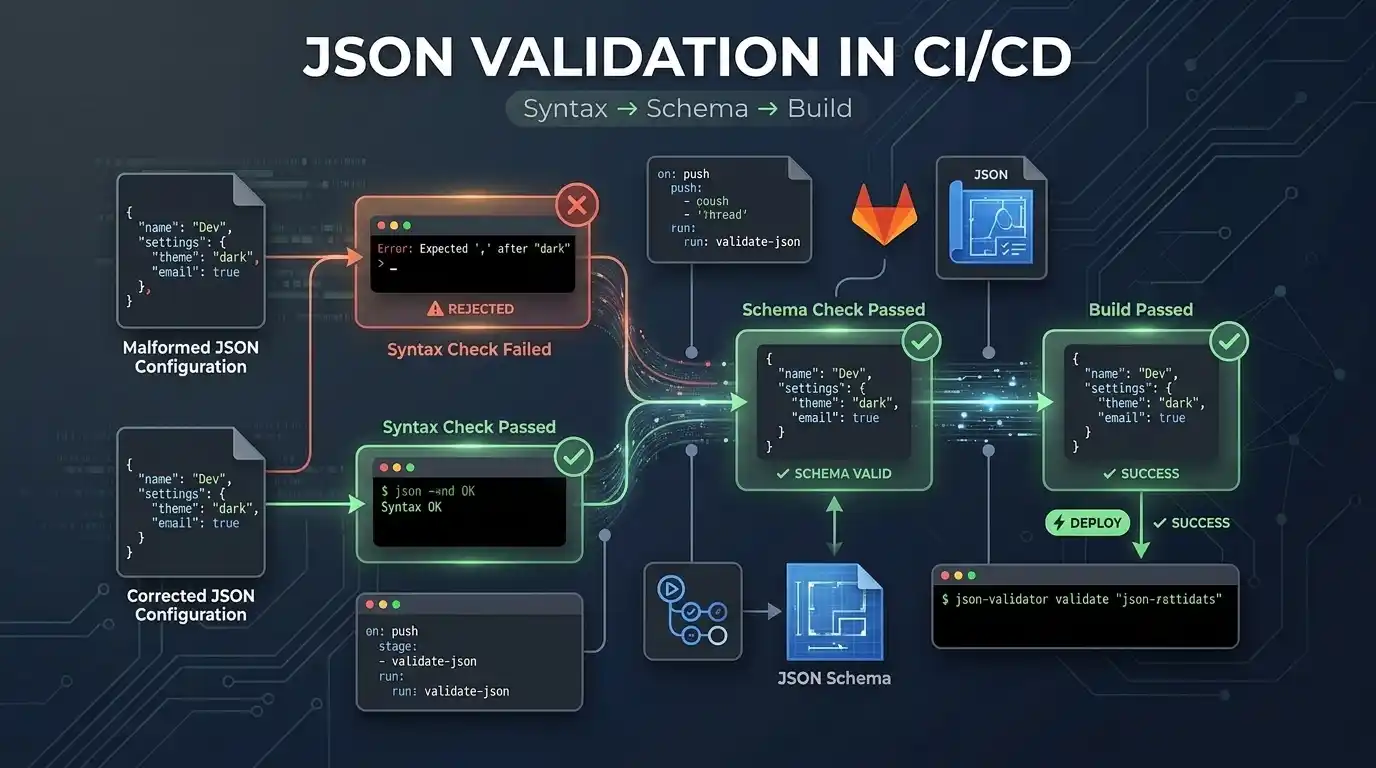 JSON Validation in CI/CD pipelines