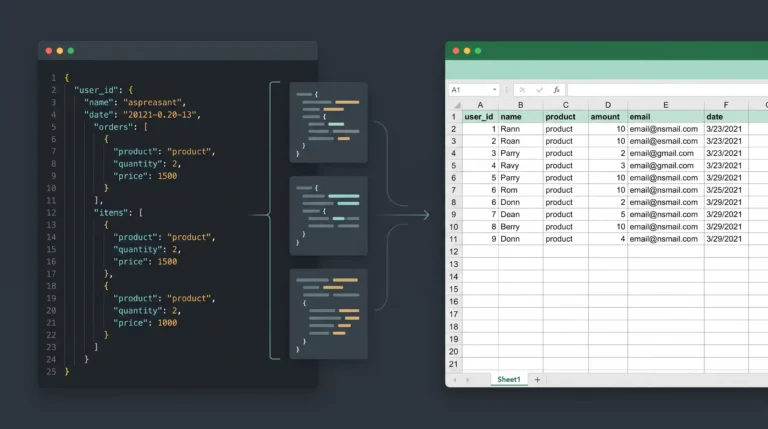 4 Proven Ways to Convert JSON to Excel (Stop Struggling & Export Perfectly)